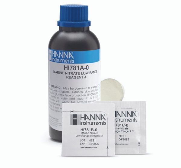 Hanna Nitrate LR Reagent Set (HI781-25) - Advanced Aquarium Consultancy